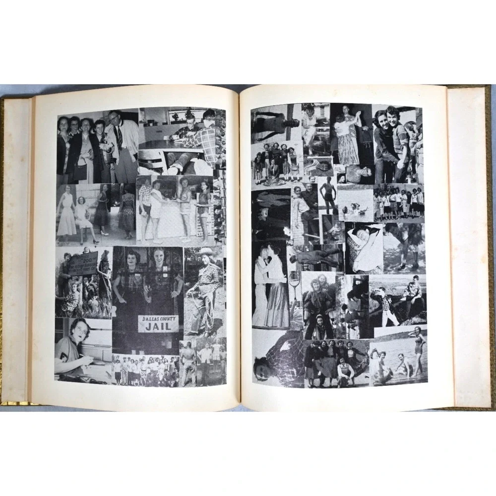 1953 Meridian Texas Yellow Jacket School Yearbook Annual Vintage